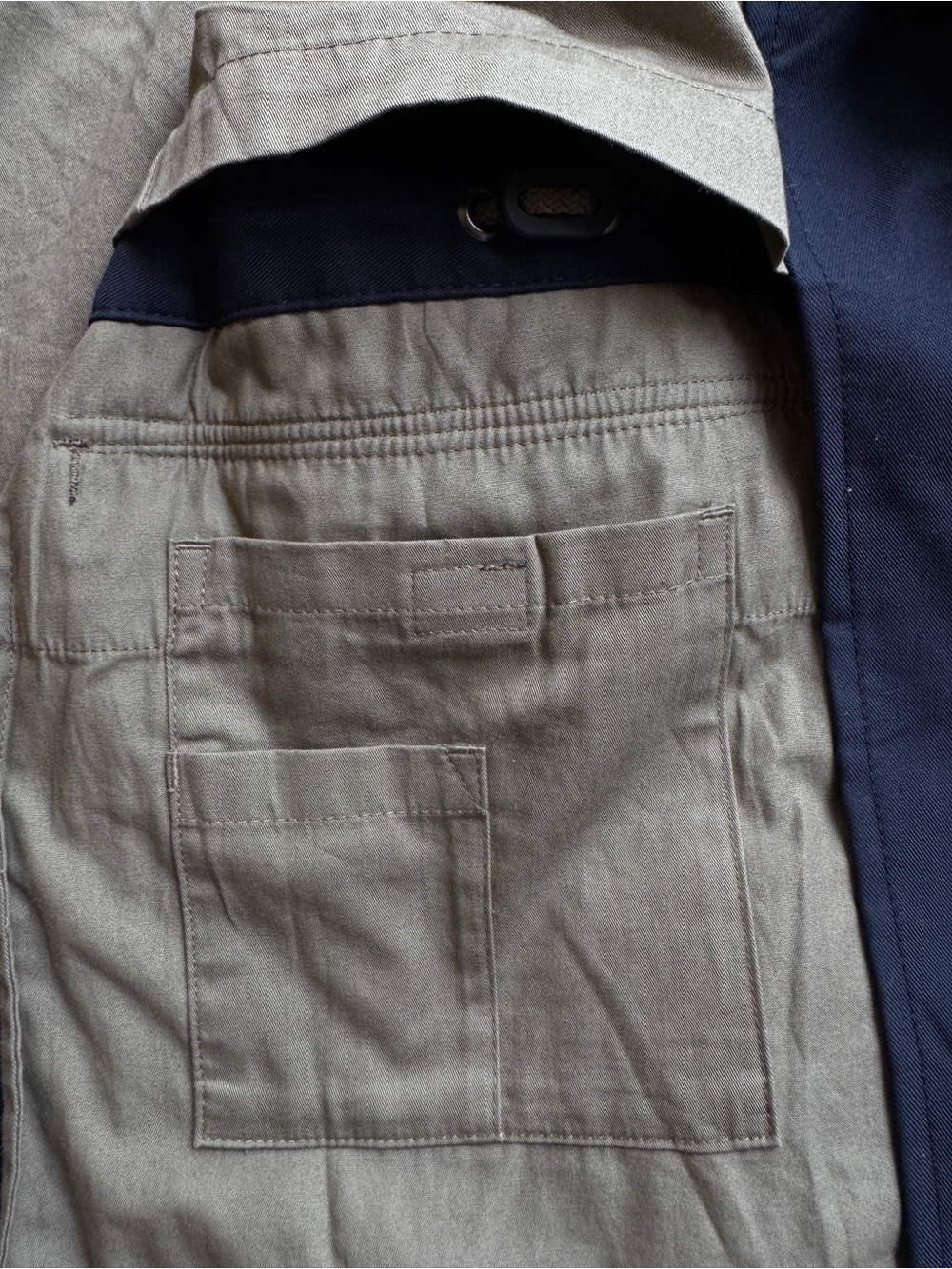 Banana Republic Navy Water Resistant Military Field Jacket - Picture 4 of 7